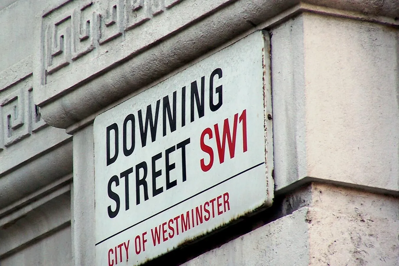 downing street tabliczka londyn westminster
