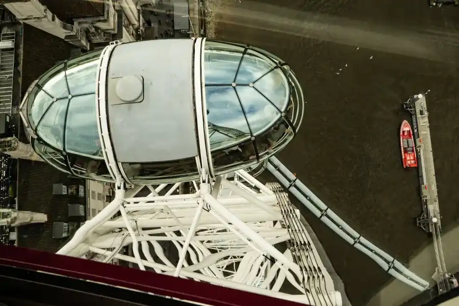 london eye kapsua z gory tamiza lodz