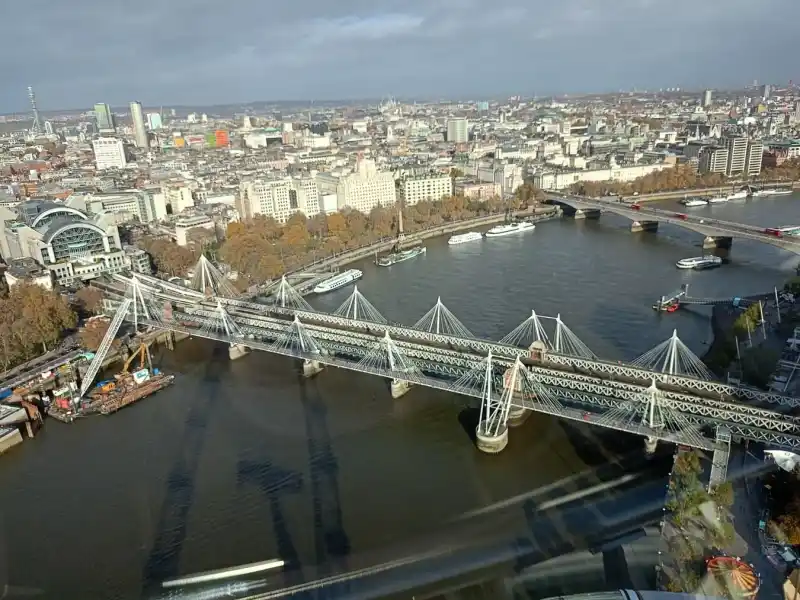 london eye widok south bank tamiza