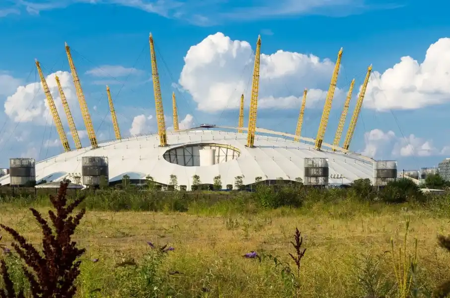 o2 arena londyn kopula blisko