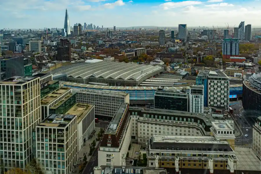 waterloo stacja the shard panorama london eye