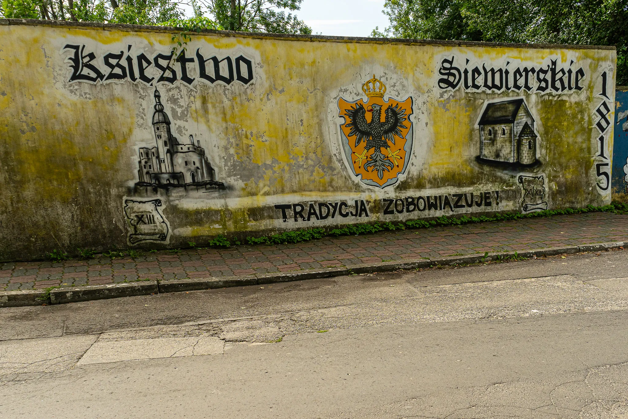Mural w Siewierzu Mural w Siewiwerzu